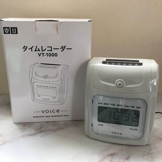  VOICE タイムレコーダー VT-1000　タイムカード　リ...