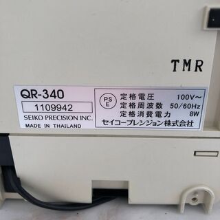SEIKO セイコー　タイムレコーダー QR-340の画像