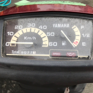 ヤマハ ジョグ ポチェ JOG POCHE 50cc 可愛い 赤の画像