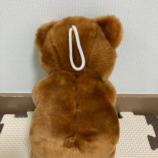 お譲り先決まりました【9/10まで】くまさん　タオルハンガー　タオル掛けの画像