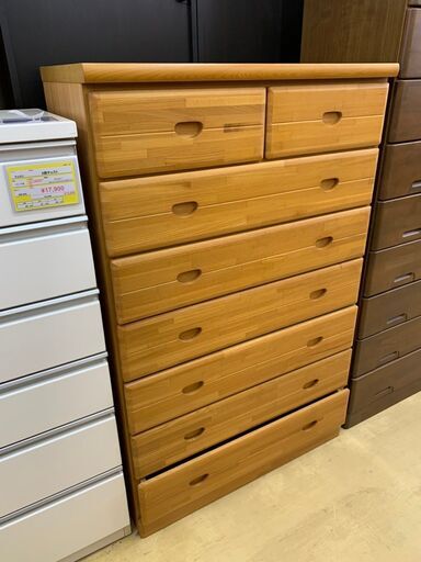 ✨7段チェスト　/　シンプルデザイン　✨ 　大容量　WOOD　格安