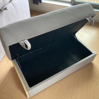 【ネット決済・全国配送可】変幻自在ソファベッド★収納◎の画像
