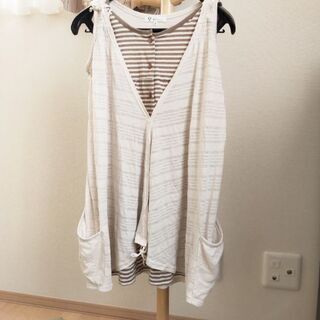 マタニティチュニック　授乳服