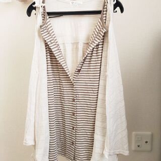 マタニティチュニック　授乳服の画像