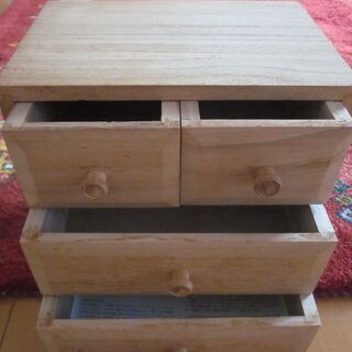 桐の小箪笥　小引き出し　三段
