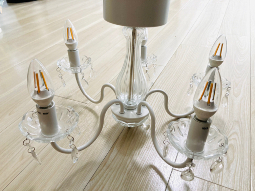 お値下げ⭐︎美品  IKEAシャンデリア電球付き