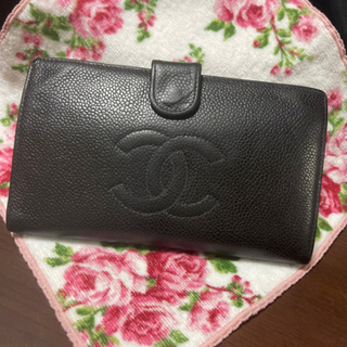 CHANEL キャビアスキンがま口長財布 (9/18限定お値下げ中)
