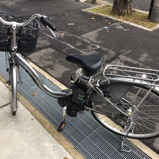 地域限定送料無料 ブリヂストン アシスタ 15,4AH 2019年 シルバー ビビ