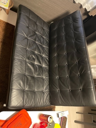 バルセロナチェア オットマンセット