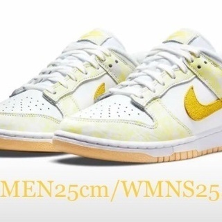 新品未使用NIKE Dunk Low yellow strike...