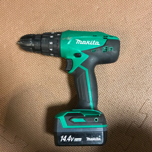 マキタ ドライバドリル　14.4vバッテリー付き　M850D