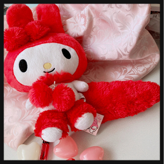 ご購入者様決定꒰sanrio꒱マイメロディ ぬいぐるみ 赤白 夢...