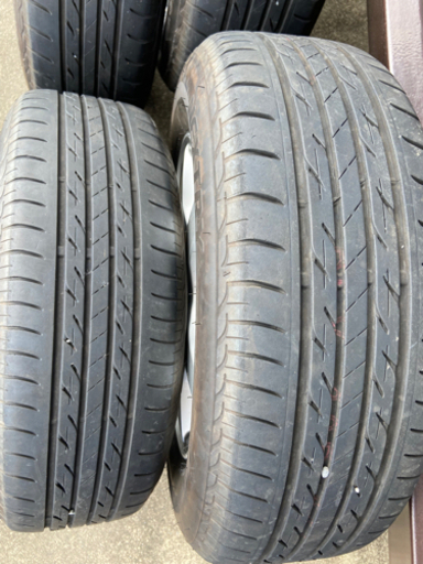 195/65R15 バリ山　ネクストリー　マルチピッチ　アルミホイール　4本セット
