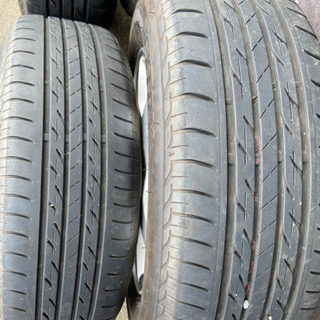 195/65R15 バリ山　ネクストリー　マルチピッチ　アルミホイール　4本セットの画像