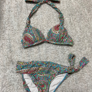 Reir Premium】Columbia patch（Liberty Fabric) ワンピース水着