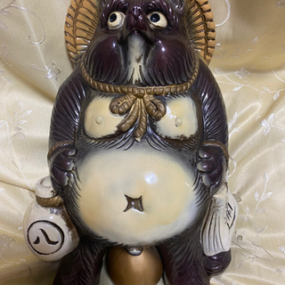 京都　陶仙作　珍しいお狸様です！の画像