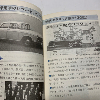 昭和レトロ、日産自動車セドリック20周年記念記録の画像
