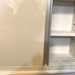 【お譲り先決定】ディノス家具　薄型引き戸パントリー　収納家具の画像
