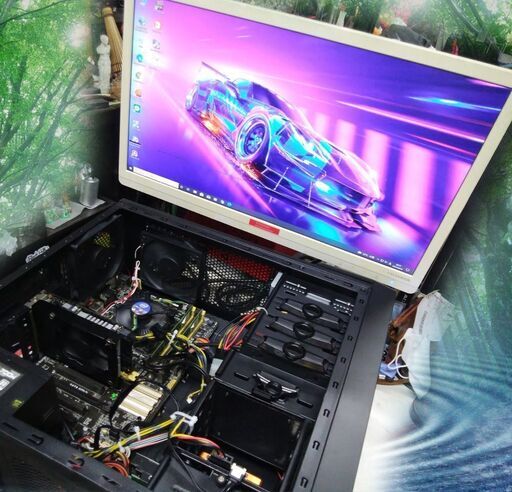 (完売御礼)男心をくすぐる☆ASUSマザー☆新品240GB高速SSD装着☆i7-4770ゲーミングPC(無線LAN)
