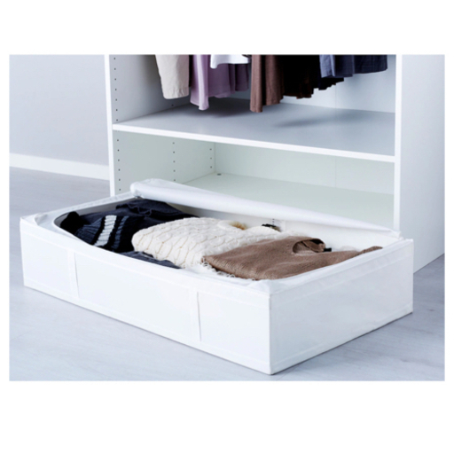 【新品　4個】IKEA SKUBB スクッブ 収納ケース　ホワイト　93x55x19cm