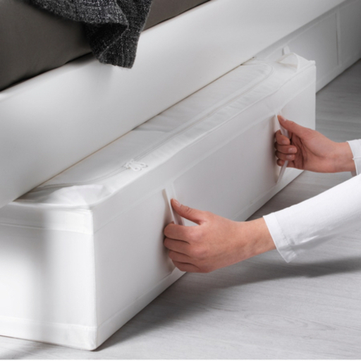 【新品　4個】IKEA SKUBB スクッブ 収納ケース　ホワイト　93x55x19cm