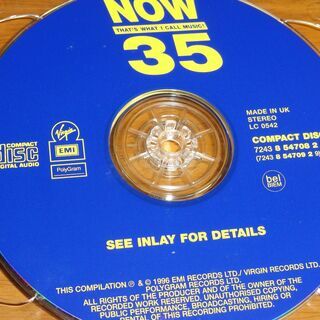 NOW 35 2CD THAT'S WHAT I CALL MUSIC!　Spice Girls　George Michael　Pet Shop Boys の画像