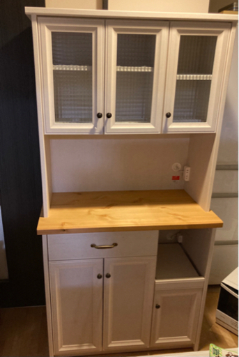 【お取引き中】カントリー風　食器棚