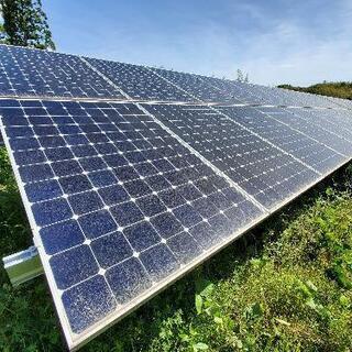 太陽光発電所のパネル清掃、除草作業を行う会社てす