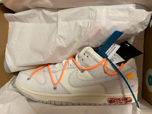 OFF-WHITE × NIKE DUNK LOW 1 OF 50 "19"