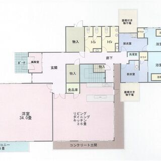 肥後大津駅まで２５分★幸せになれる一戸建‥癒し環境の居宅★ ホテル・食事処・物販店舗・オフイスなどへ可能です。新築時の土地建物費用 ２億２千万円  ホテル仕様の内装設計&資材や金具及び設備を施した居宅です − 熊本県
