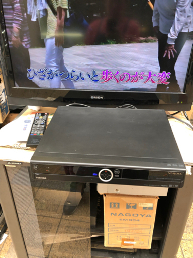TOSHIBA HDD /DVD レコーダー　リモコン付き