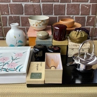 茶道具検茶碗棗銚子香合羽箒茶筅天目台貴人台香合棗茶棚高岡漆器荒目...