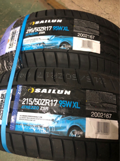 新品タイヤ　215/50-17 値下げしました