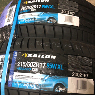 新品タイヤ　215/50-17 値下げしました