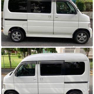 神奈川 車検R5/1 ホンダ バモスホビオ 5MT 軽バン トランポの画像