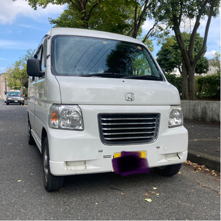 神奈川 車検R5/1 ホンダ バモスホビオ 5MT 軽バン トランポ