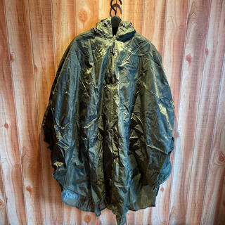 outdoor products レインポンチョ　グリーンの画像