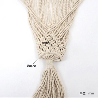 【creer】マクラメタペストリーの画像