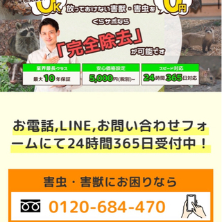 埼玉県、東京都の害獣駆除