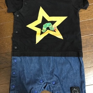 美品　はらぺこあおむし　ロンパース　80