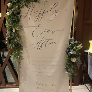 結婚式　タペストリー