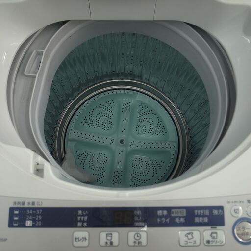 シャープ　2015年製　5.5kg洗濯機　ES-GE55P