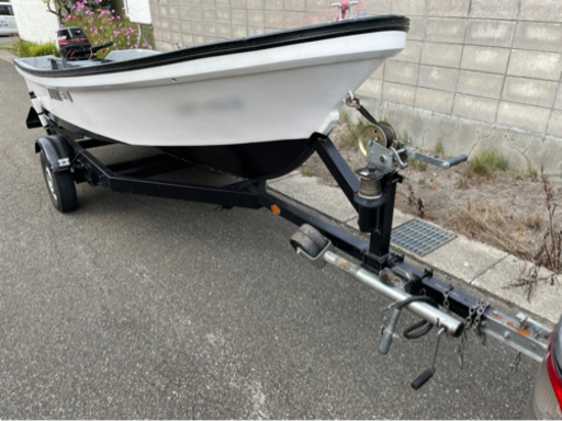 北海道　船外機　和船　トレーラー