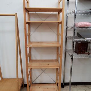 無印良品　ユニットシェルフ　5段　ナチュラル　パイン材【トレファ...