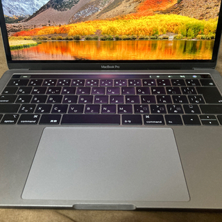 MacBook pro 2018 13㌅　メモリ16GB SSD 256GBの画像