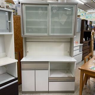 愛品館 江戸川店】綾野製作所 キッチンボード 食器棚 ID:151-007154-007
