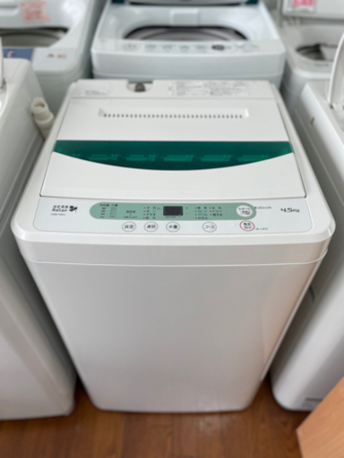 送料・設置込み　洗濯機　4.5kg ヤマダ　2017年