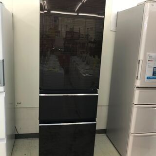 6ヶ月保証付き！！3ドア冷蔵庫　三菱　ミツビシ　MR-CX37A-BR1　365L　2017年製　W600×D656×H1820　クリーニング　動作確認済