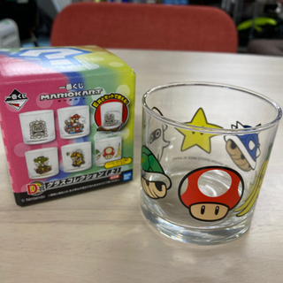【🚗🚙マリオカート一番くじ🐢🍌】グラス コップ 