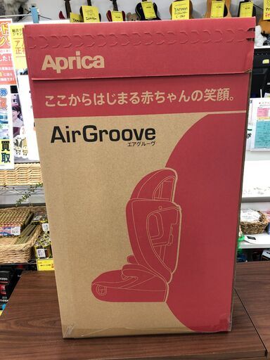  【値下げしました!!】チャイルドシート Aprica アップリカ エアグルーブ AD ネイビースプリーム ※新品・未開封品
